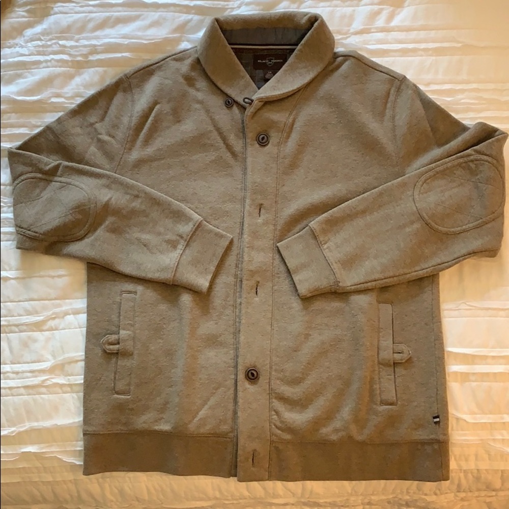 *Details!* Black Brown 1826, button-up sweater, L